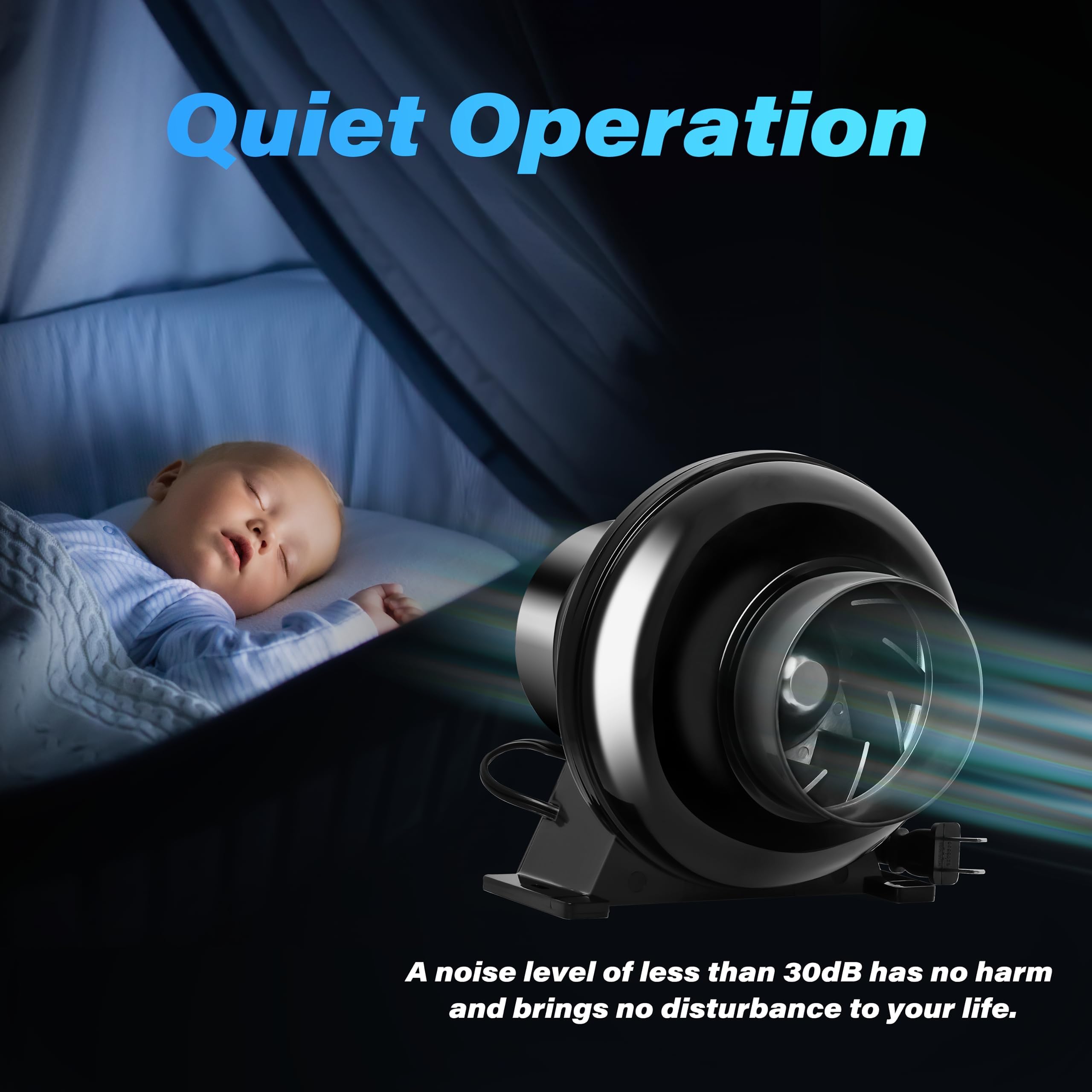 Foto 6 | Soplador De Ventilación En Línea Para Conductos De Escape  4 Pulgadas  195 Cfm  120 V - Venta Internacional.