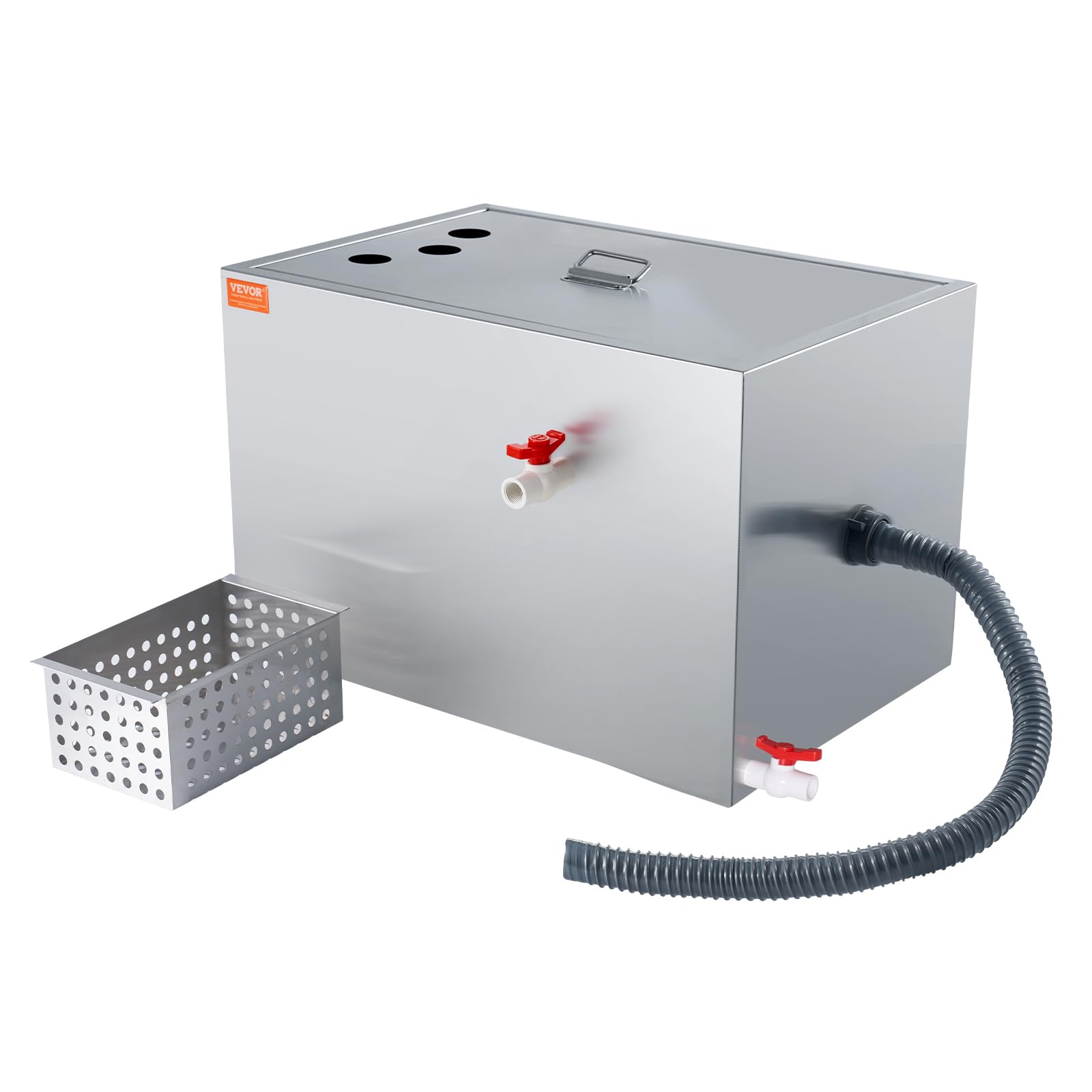 Foto 1 | Trampa De Grasa Vevor Commercial, Acero Inoxidable, 18 Kg, 40 Libras - Venta Internacional.