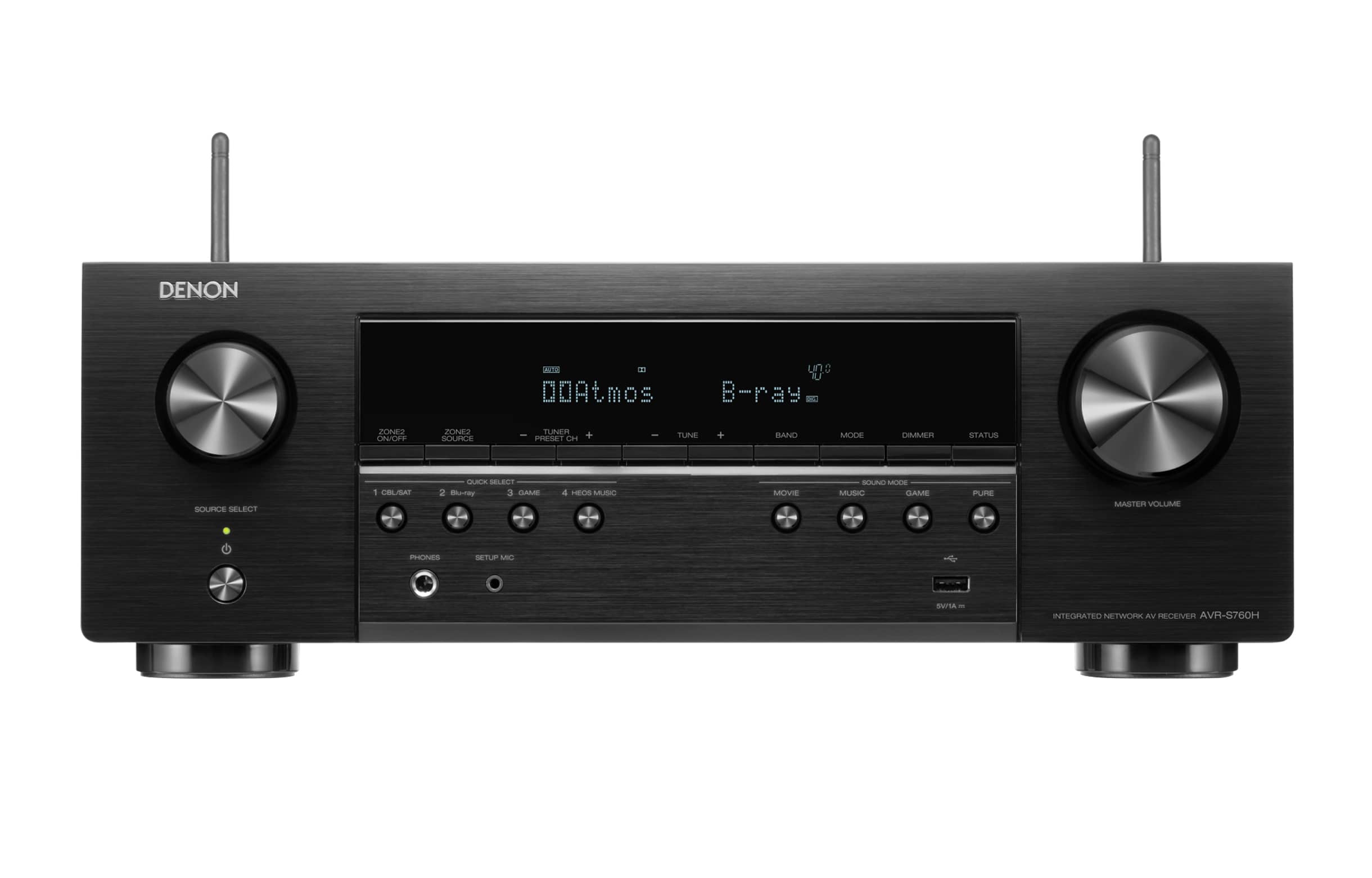 Foto 2 pulgar | Receptor 8K Denon Avr-s760h color Negro