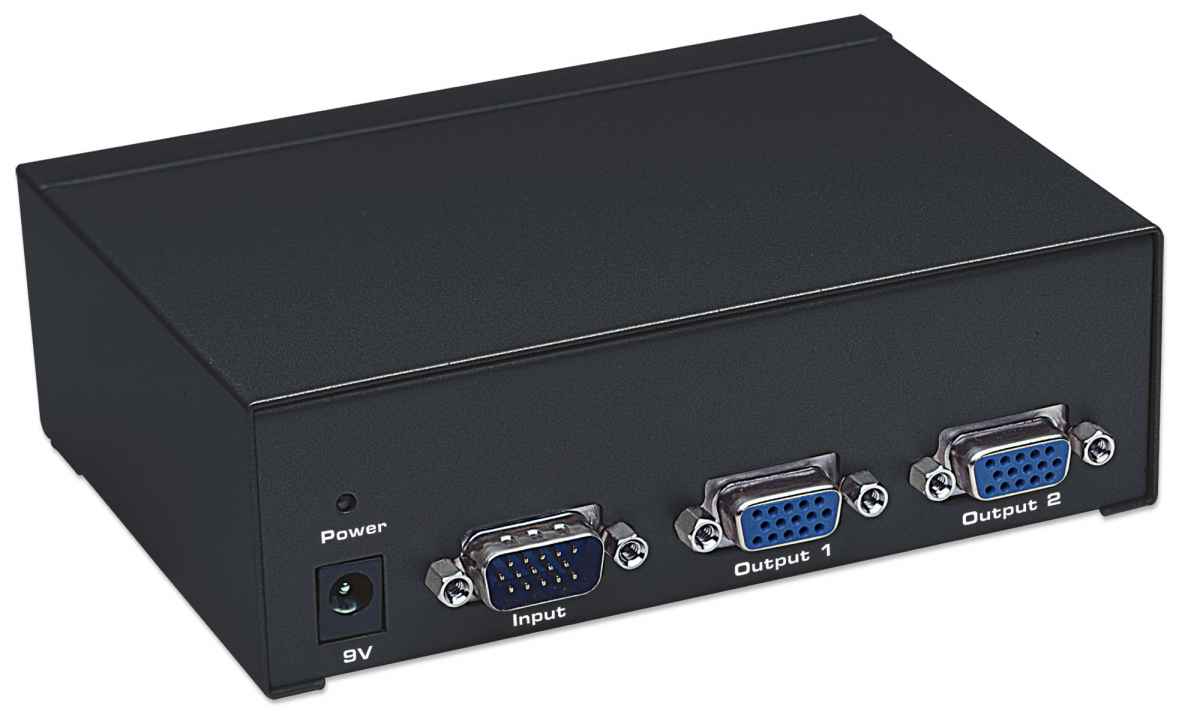 Foto 4 pulgar | Divisor de Video Manhattan 2 Monitores VGA