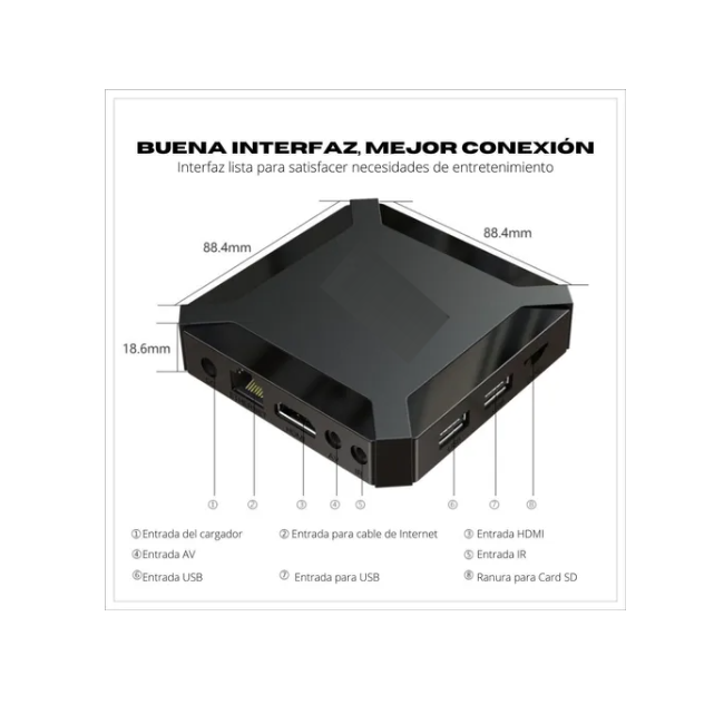 Foto 3 pulgar | TV Box Android X96q Mini Prodotty 2GB RAM 16GB ROM