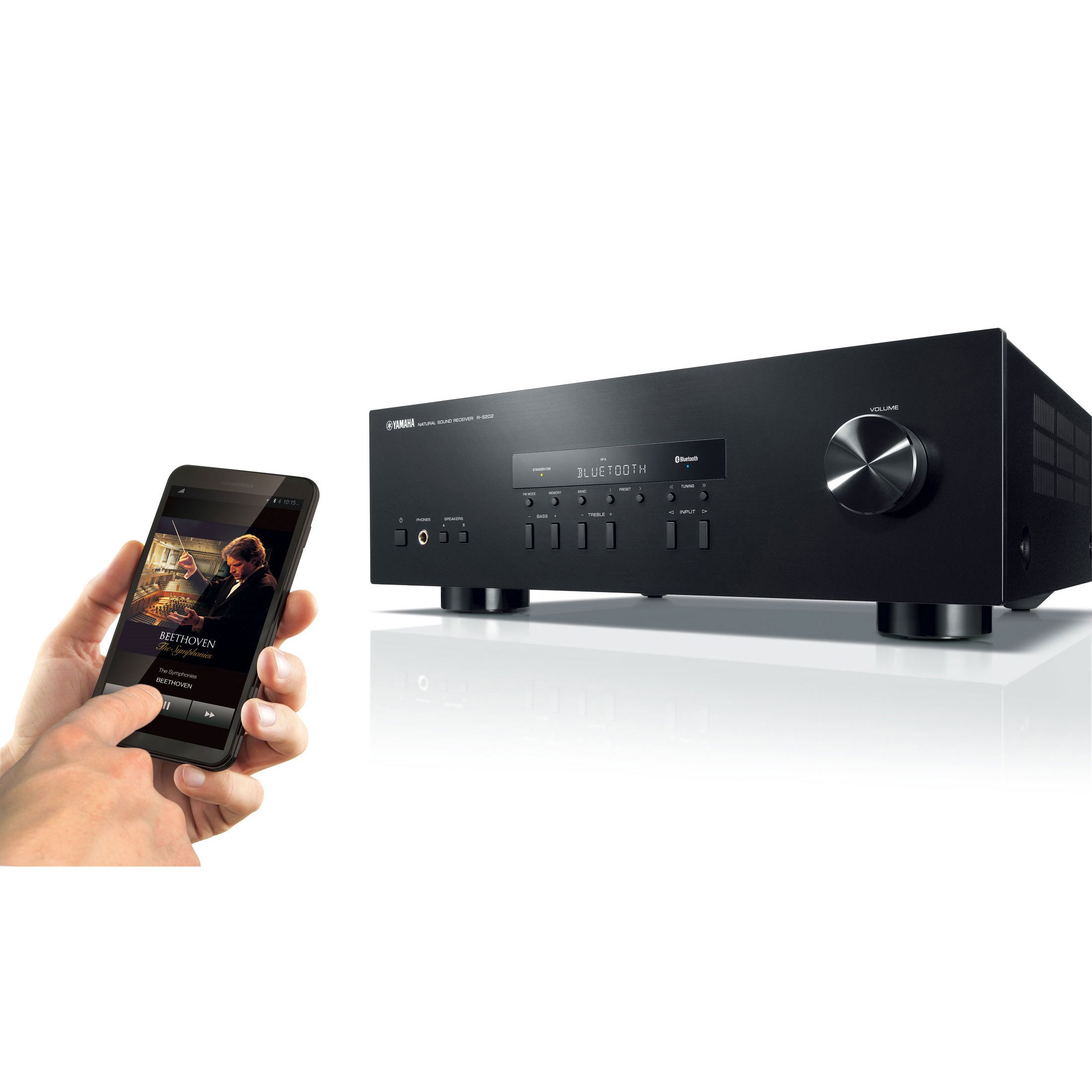 Foto 2 | Receptor Yamaha Rs202 con Bluetooth color Negro