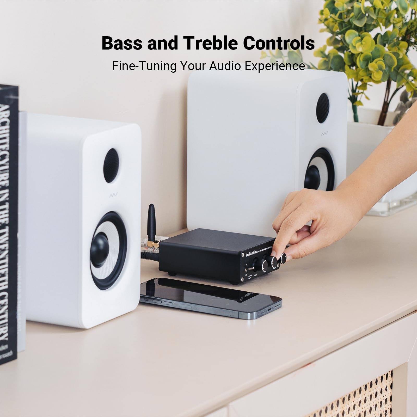 Foto 5 pulgar | Amplificador Fosi Audio Bt20a Bluetooth 5.0 2 Canales 100w X 2 - Venta Internacional