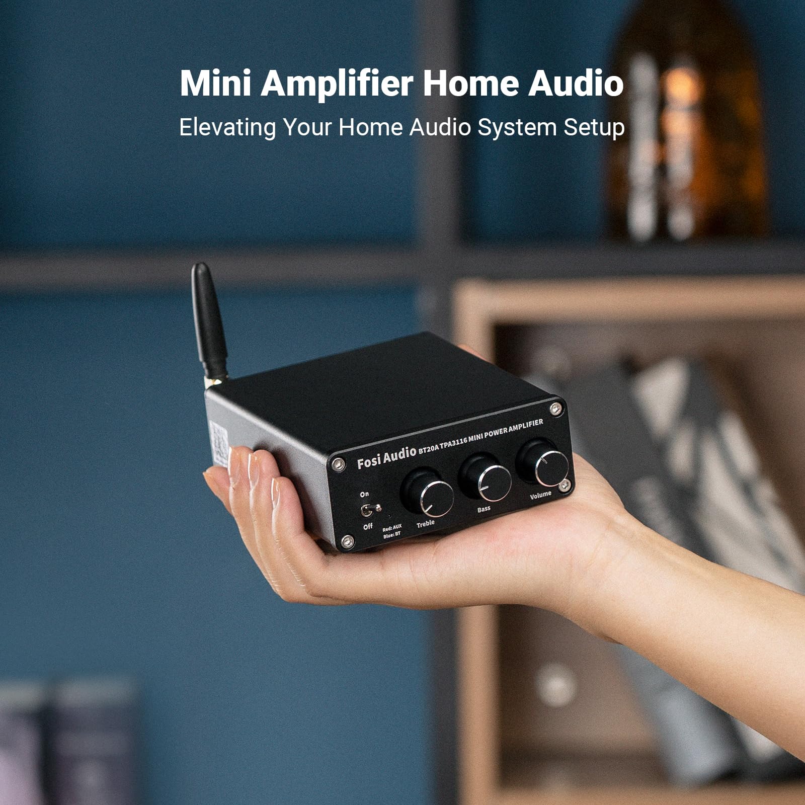 Foto 6 pulgar | Amplificador Fosi Audio Bt20a Bluetooth 5.0 2 Canales 100w X 2 - Venta Internacional
