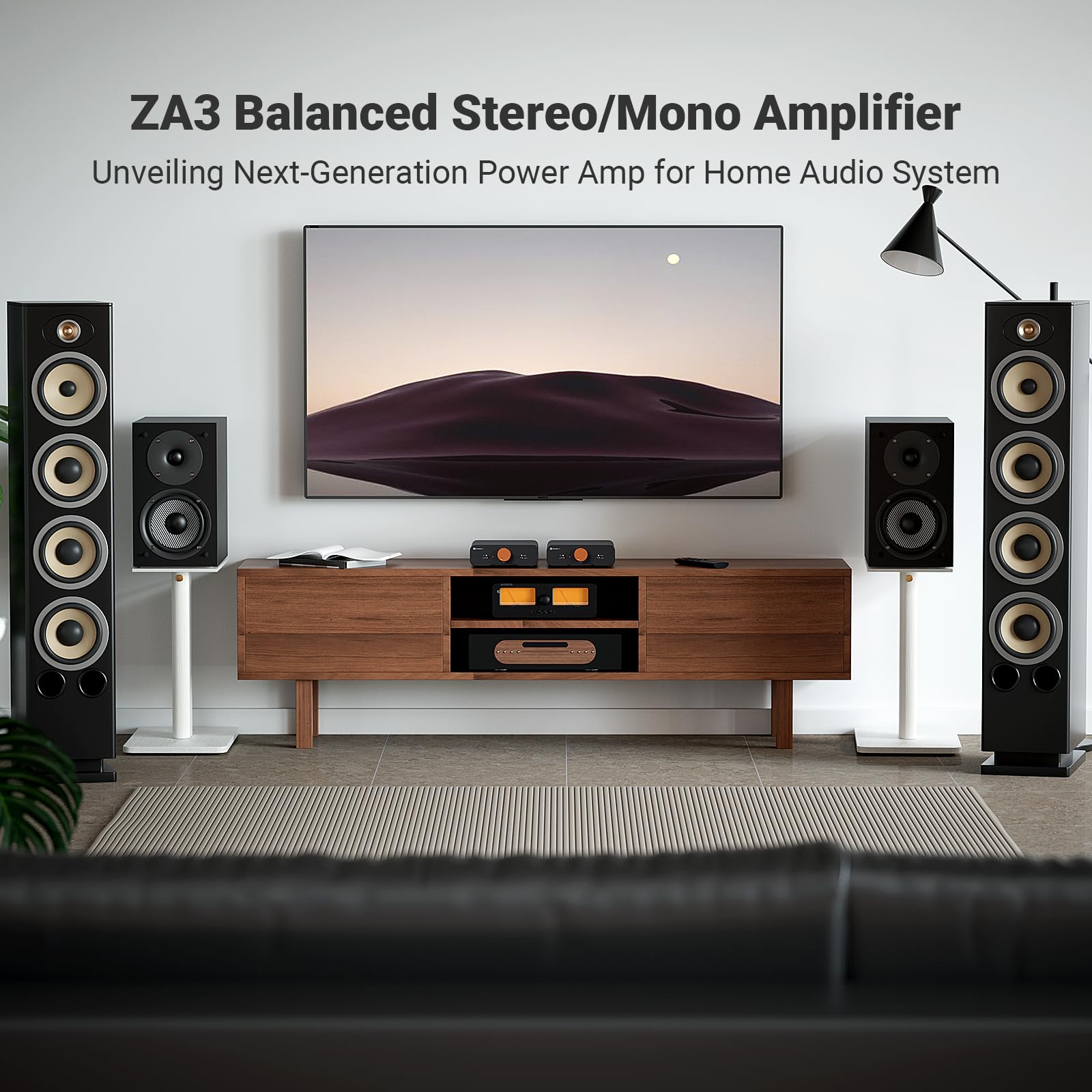 Foto 2 | Amplificador Fosi Audio Za3 Estéreo Balanceado 2.1 Canales 235w - Venta Internacional