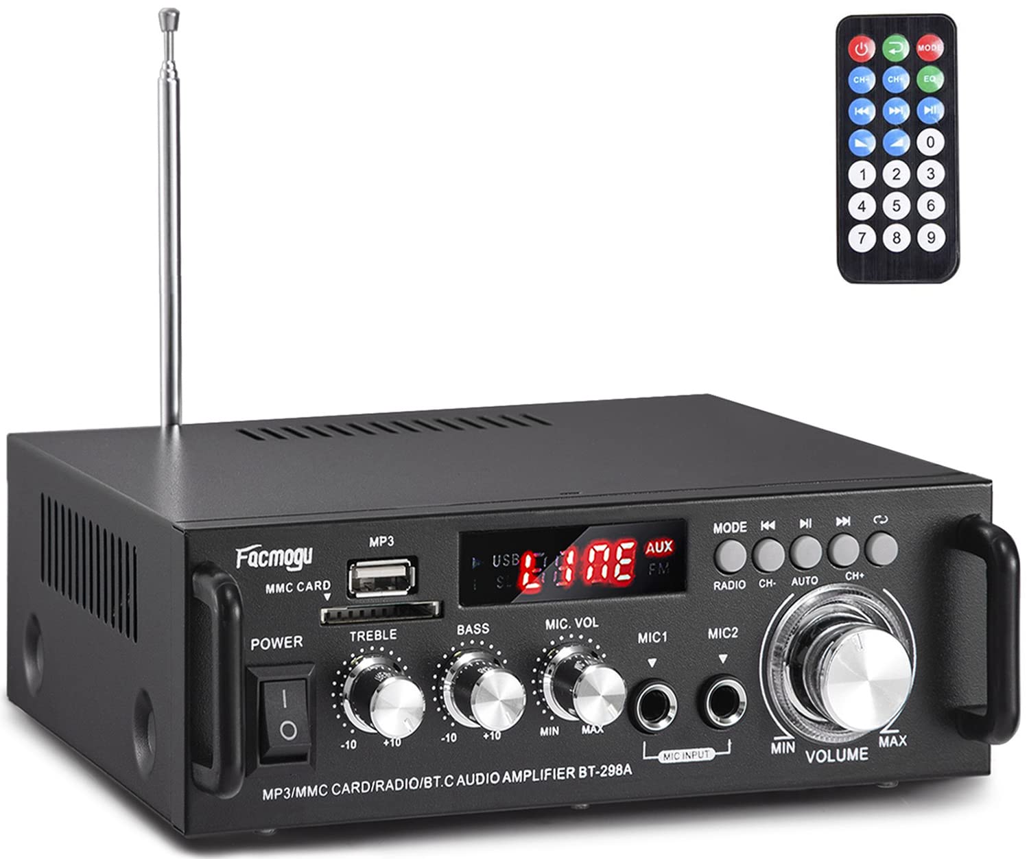 Foto 1 | Amplificador de Audio Estéreo Inalámbrico Bluetooth 5.0 Facmogu 298a - Venta Internacional