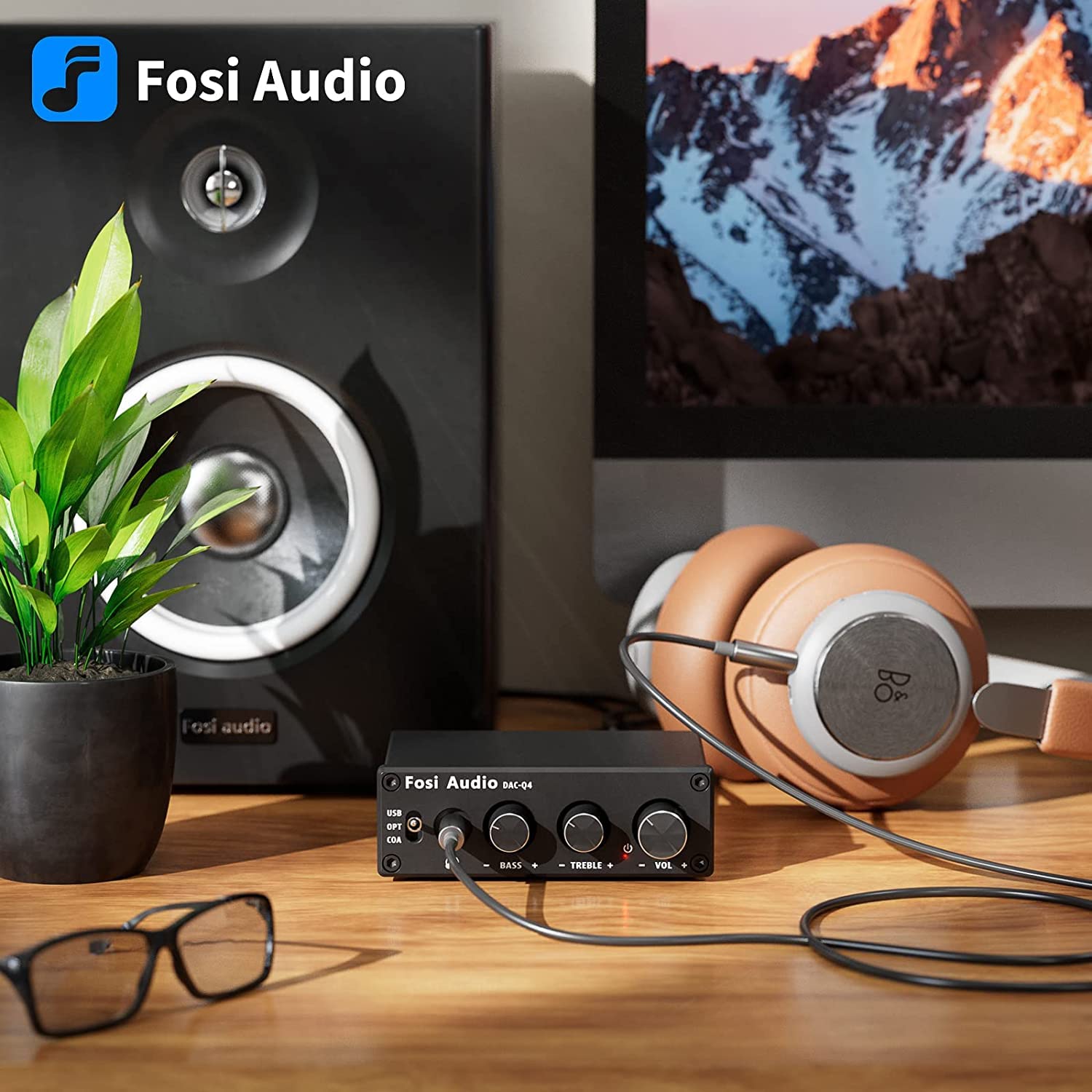 Foto 6 pulgar | Amplificador de Auriculares Fosi Audio Q4 Mini Stereo Dac de 24 Bits - Venta Internacional