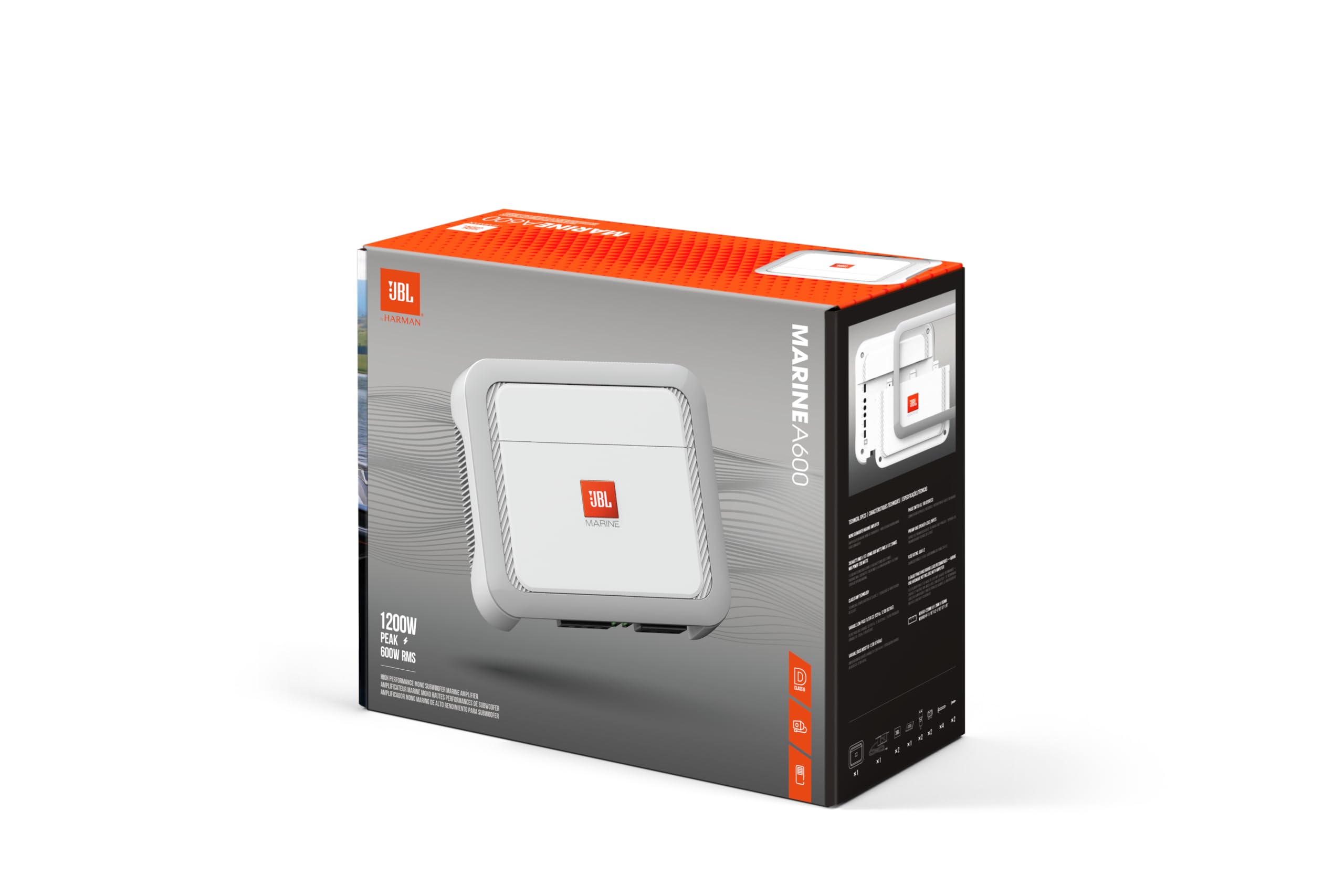 Foto 7 pulgar | Amplificador Marino Con Subwoofer Mono Jbl Ma600 350 W Rms X 1 - Venta Internacional