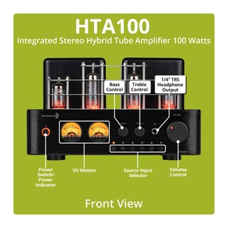 Foto 4 | Amplificador Dayton Audio Hta100 Híbrido Vacuum Tubo 100w Rms - Venta Internacional.