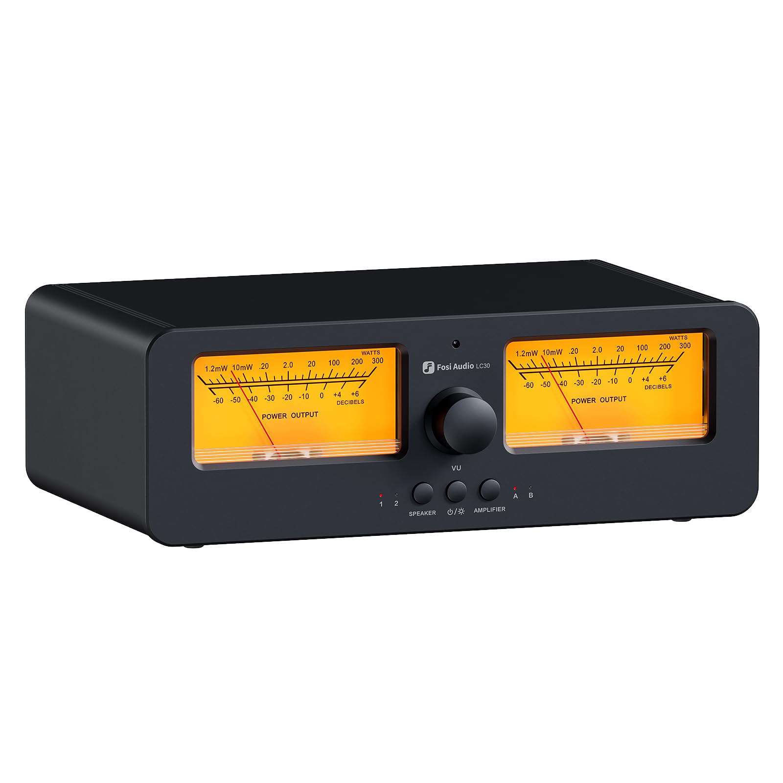 Foto 2 pulgar | Altavoz Amplificador Switch Box Fosi Audio Lc30 Vu Meter 2x2 - Venta Internacional.