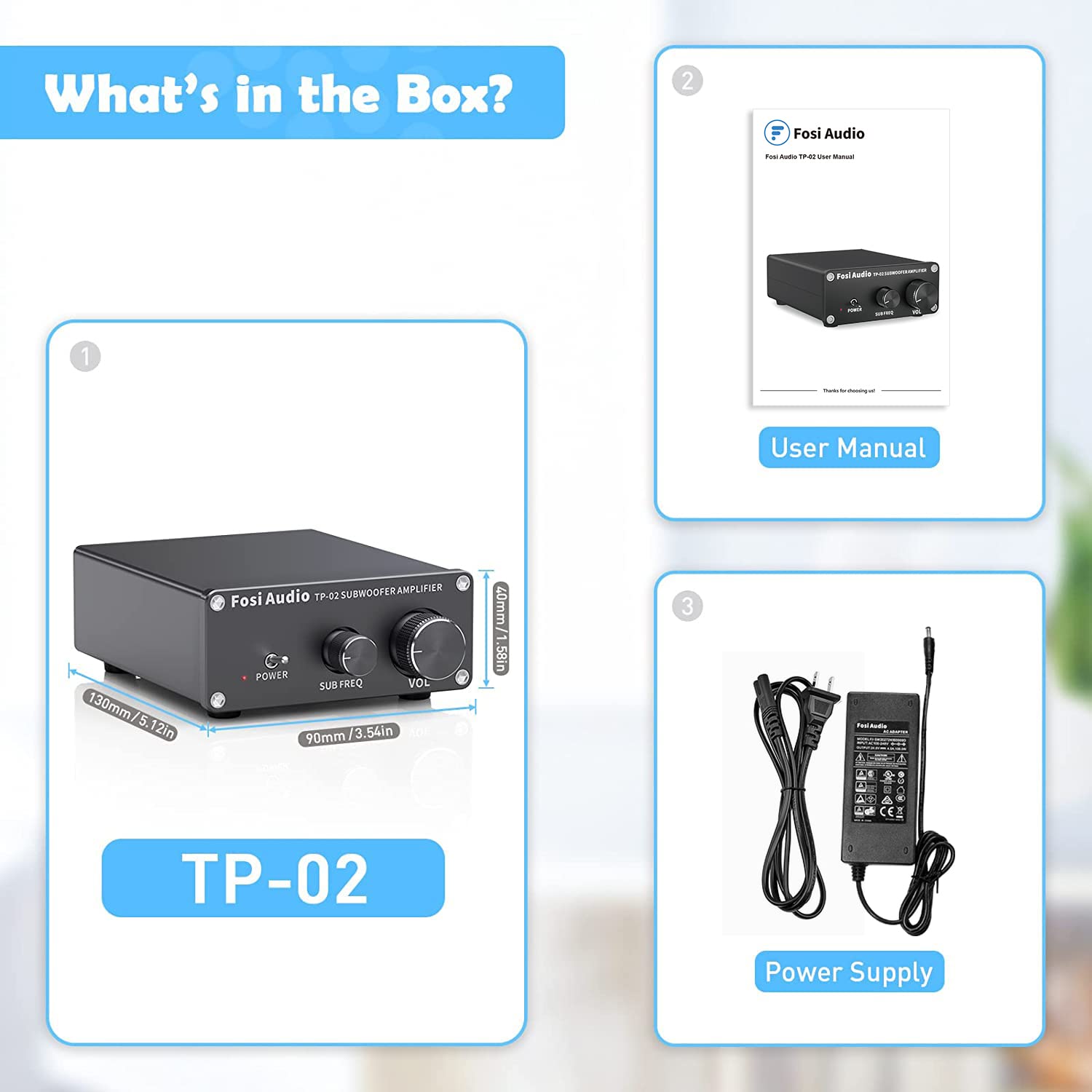 Foto 6 | Amplificador De Subwoofer Fosi Audio Tp-02 Tda7498e 220w - Venta Internacional.