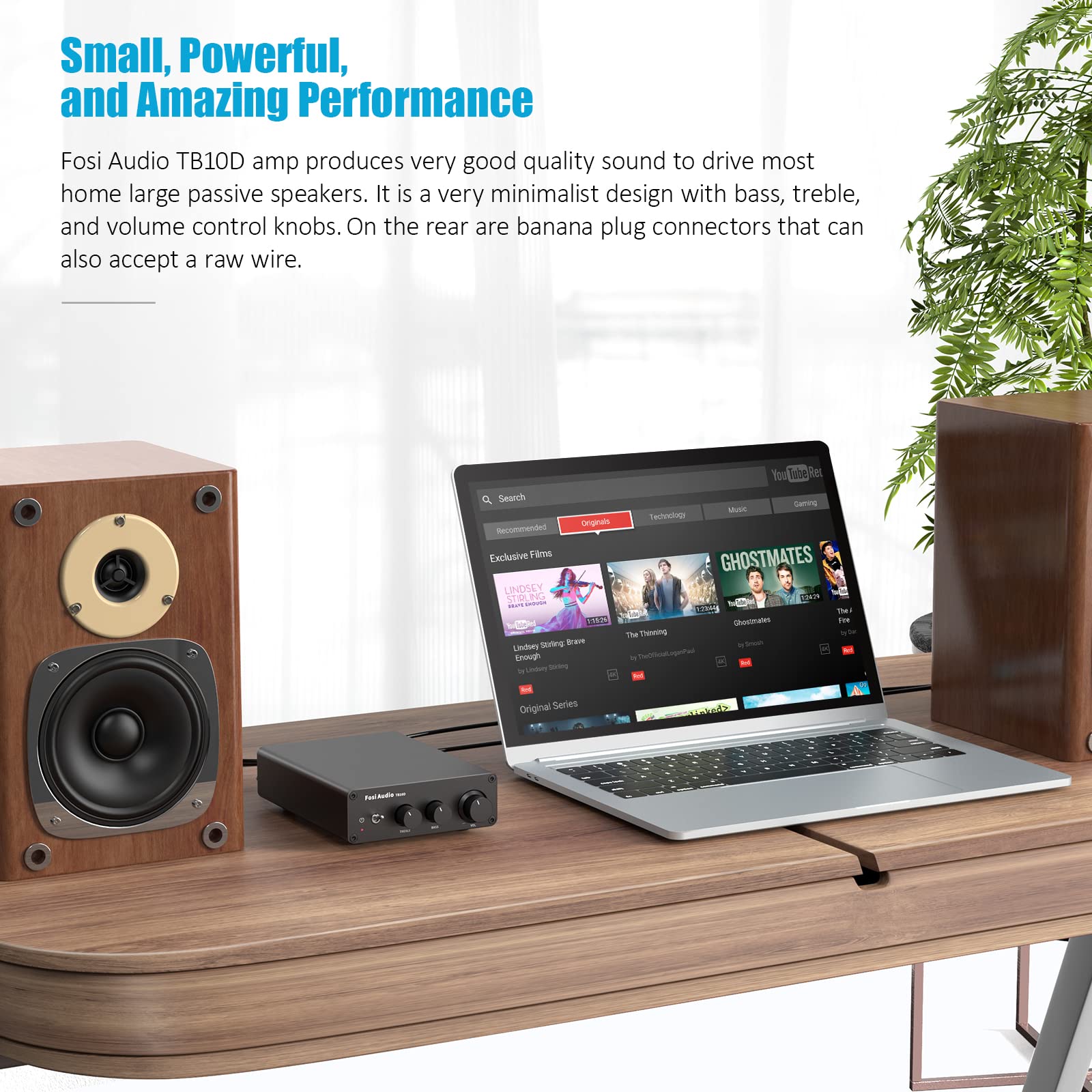 Foto 5 pulgar | Amplificador De Potencia Fosi Audio Tb10d 600w Tpa3255 Class D 2ch - Venta Internacional.