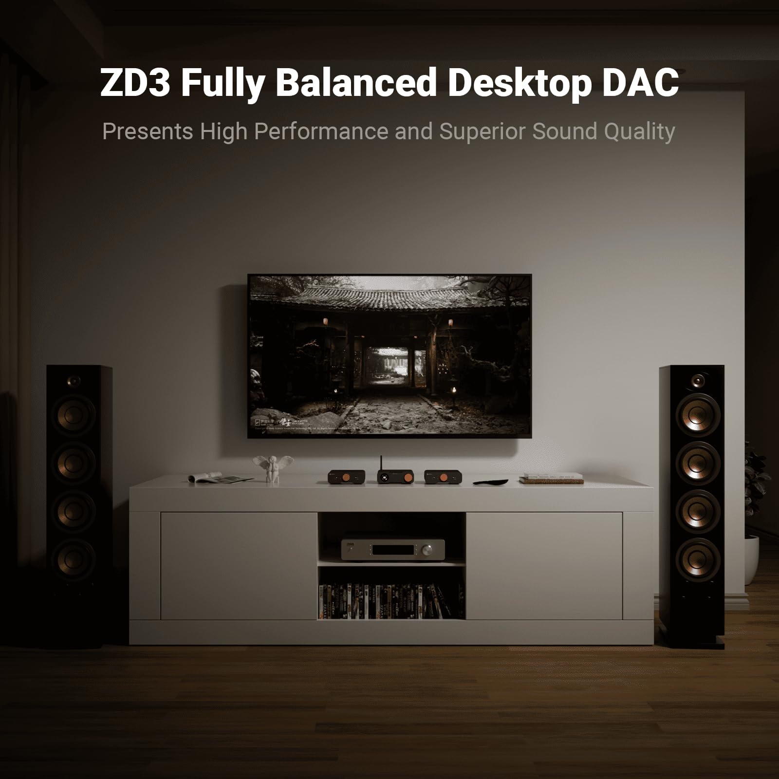 Foto 2 | Preamplificador Dac De Escritorio Fosi Audio Zd3 Totalmente Balanceado Con Es9039q2m - Venta Internacional.