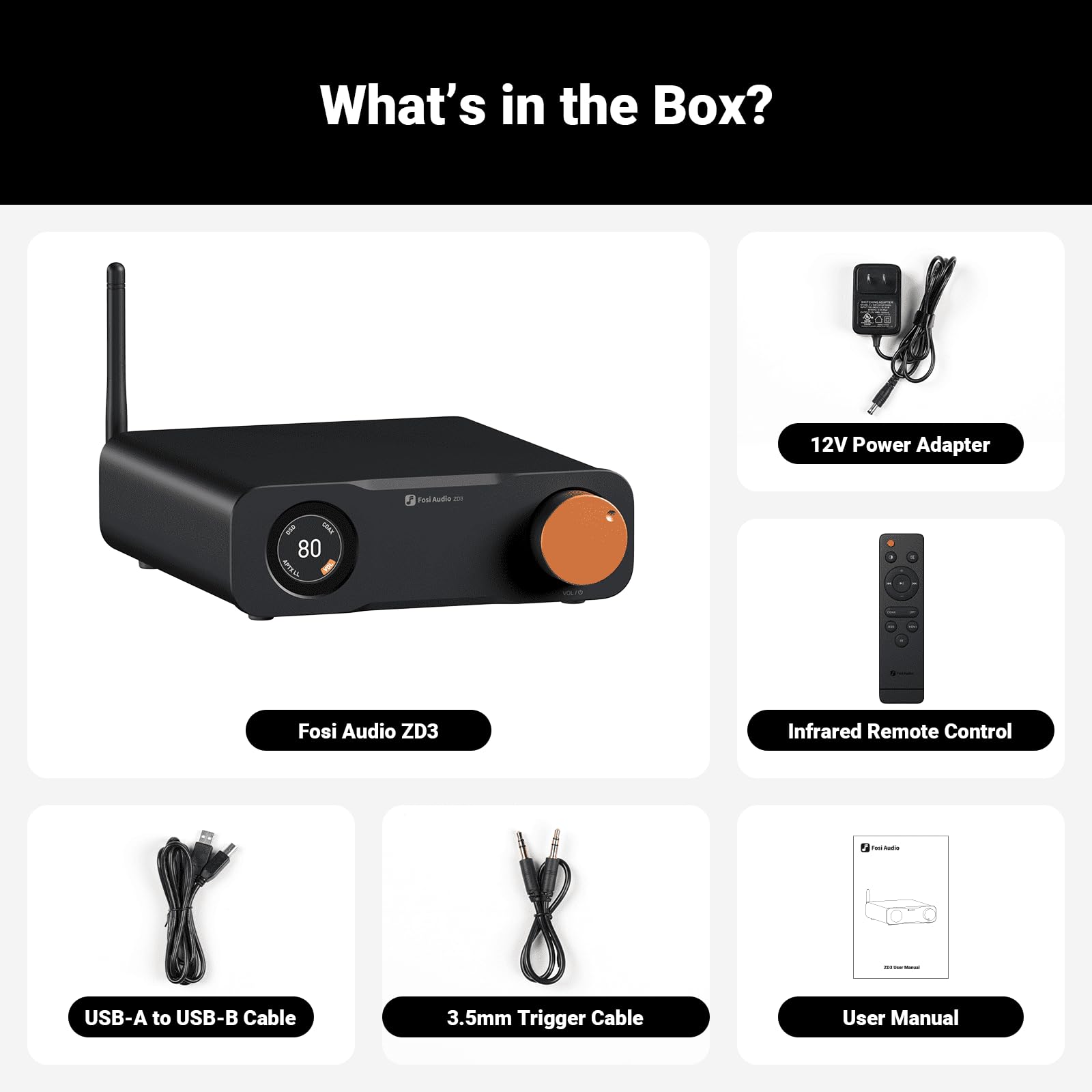 Foto 7 | Preamplificador Dac De Escritorio Fosi Audio Zd3 Totalmente Balanceado Con Es9039q2m - Venta Internacional.