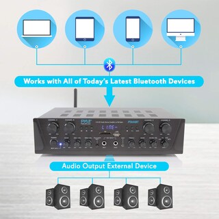 Foto 4 | Amplificador Pyle Karaoke Bluetooth 500 W 4 Canales - Venta Internacional