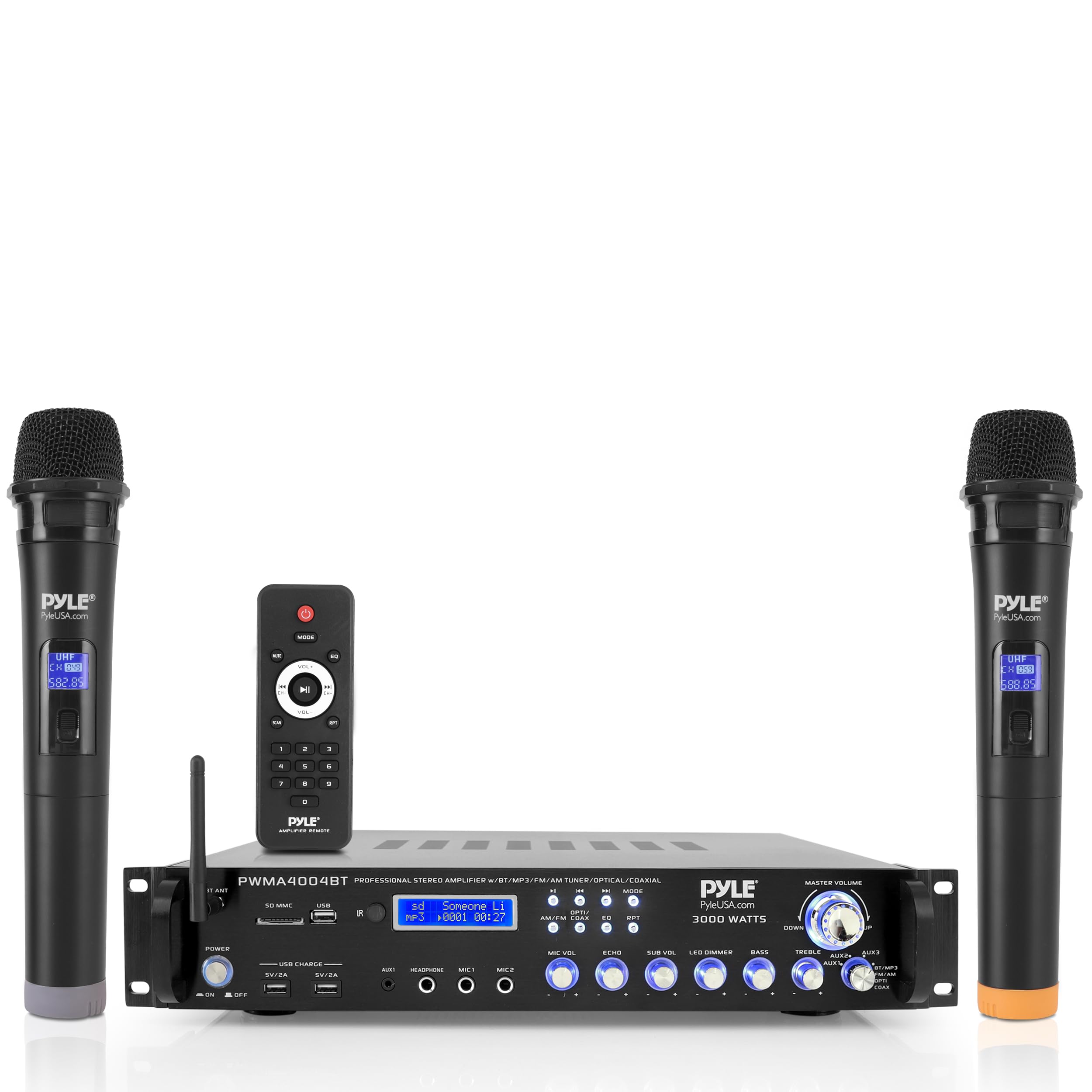 Foto 1 | Preamplificador Híbrido Multicanal Bluetooth 3000w Pyle Pwma4004bt - Venta Internacional.