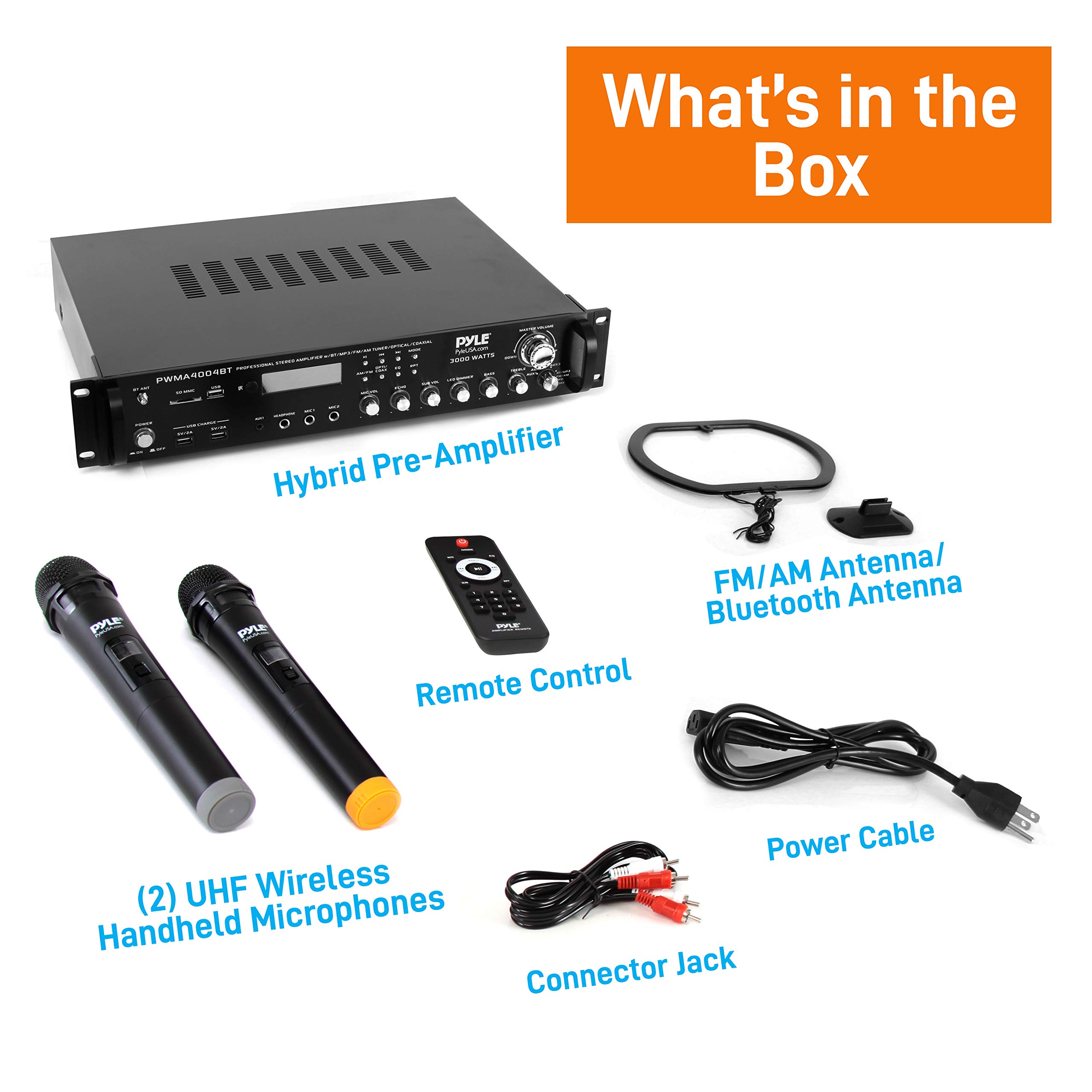 Foto 7 | Preamplificador Híbrido Multicanal Bluetooth 3000w Pyle Pwma4004bt - Venta Internacional.