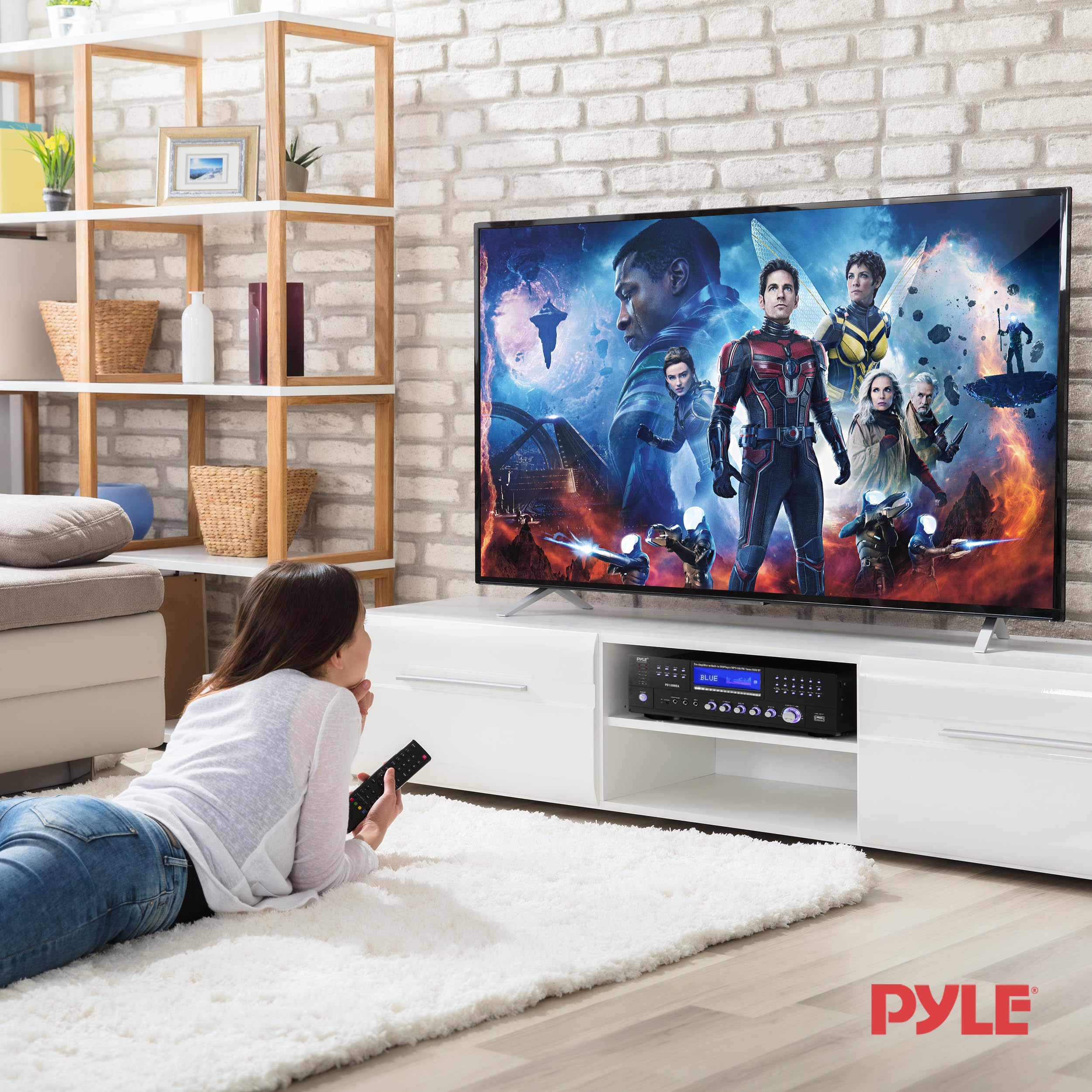 Foto 8 pulgar | Amplificador De Potencia Pyle De 4 Canales, 1000 W, Bluetooth Con Reproductor De Dvd - Venta Internacional.