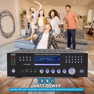 Foto 3 | Amplificador De Potencia Pyle Pd1000ba.5 1000w Bluetooth Con Radio Fm - Venta Internacional.