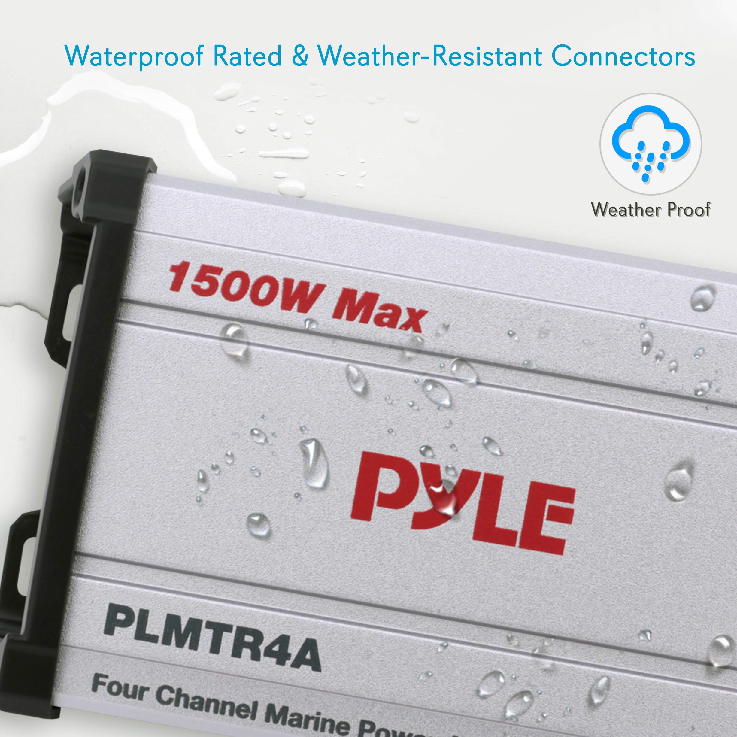 Foto 5 pulgar | Receptor Amplificador Marino Pyle Plmtr4a 4 Canales 1200w - Venta Internacional