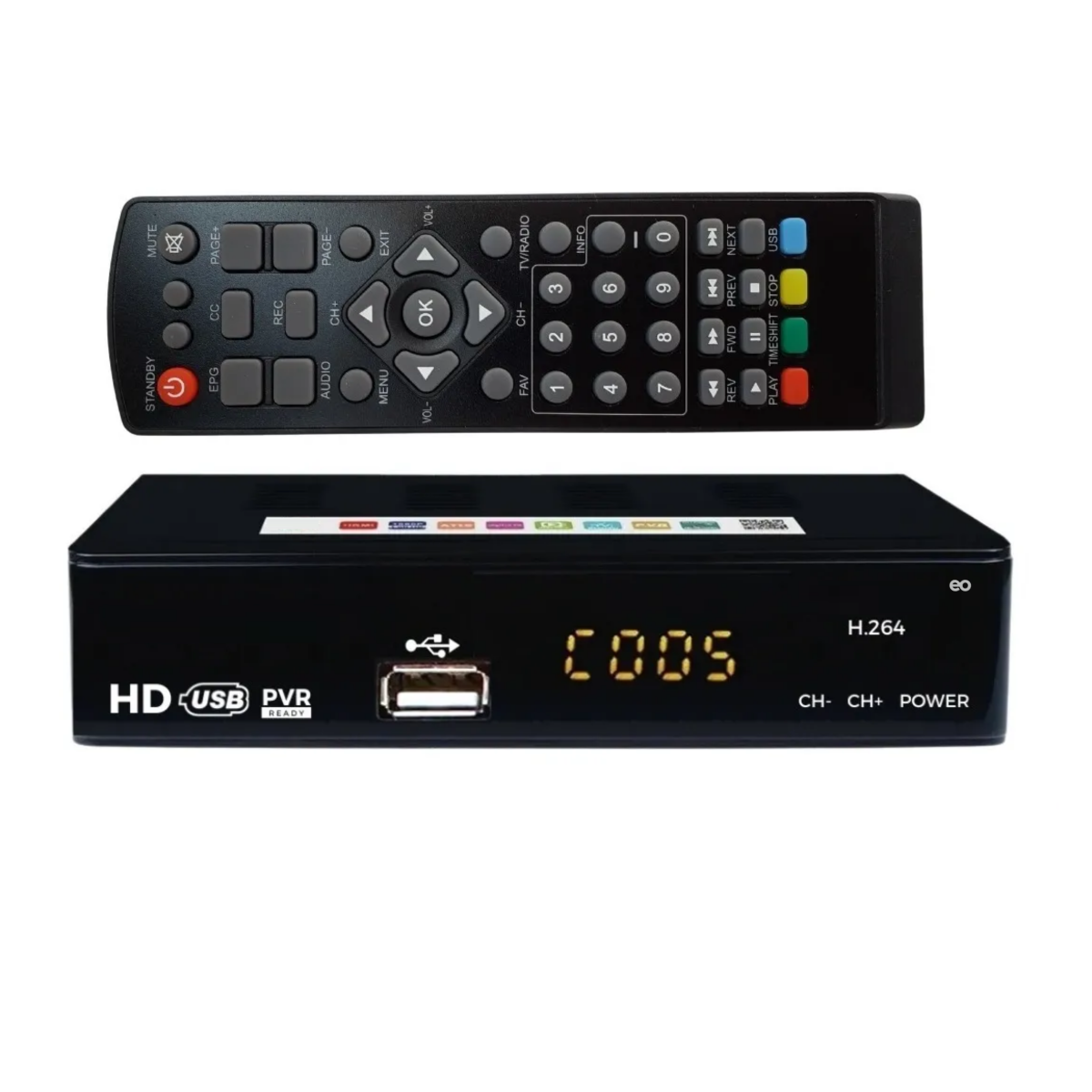 Decodificador Digital De Señal Análoga Hd,eo Safe Imports Esi-1067-1 Negro