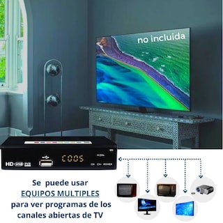 Foto 2 | Decodificador Digital De Señal Análoga Hd,eo Safe Imports Esi-1067-1 Negro