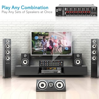 Foto 4 | Amplificador De Potencia Pyle 12 Canales Inalámbrico Bluetooth 6000w - Venta Internacional.