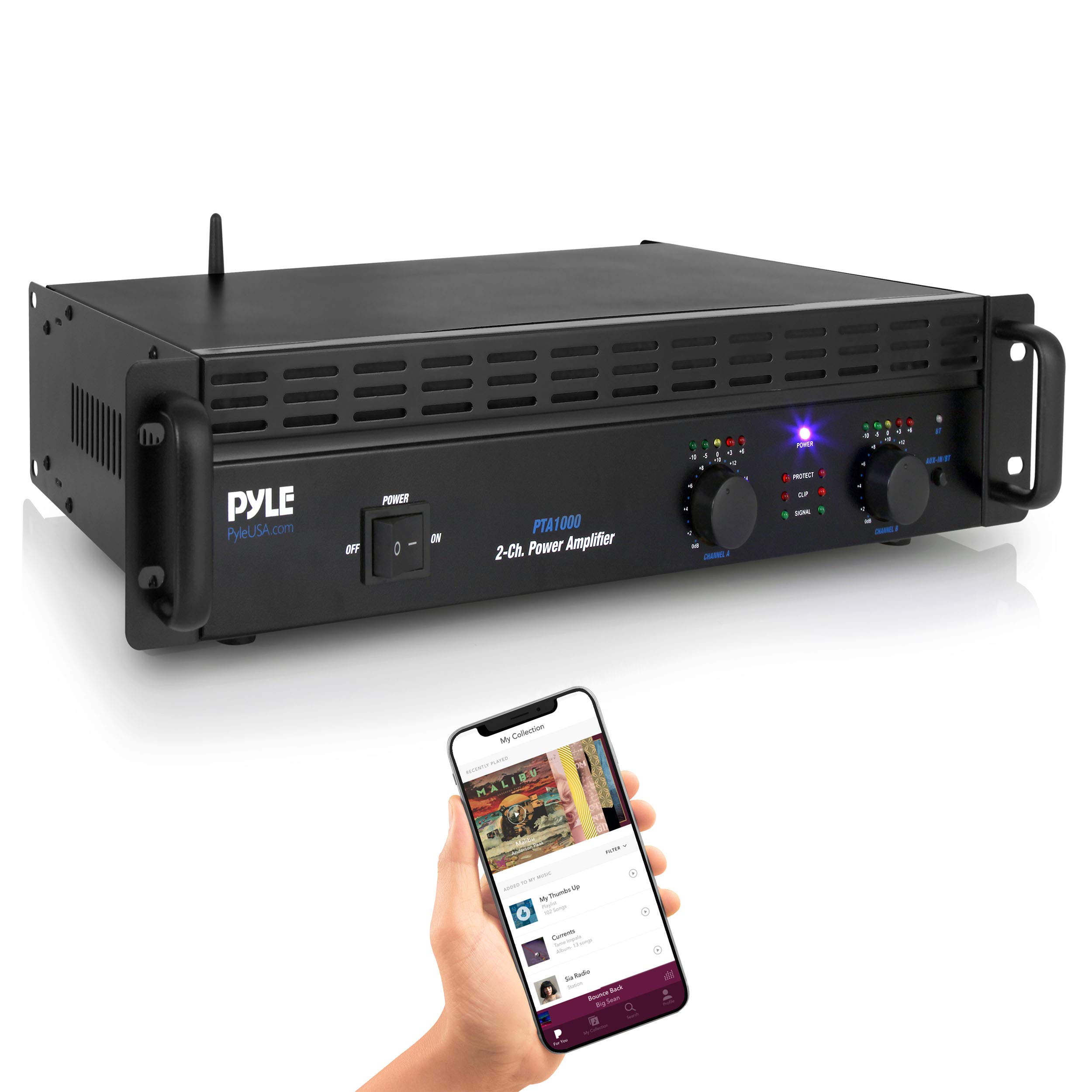 Foto 1 | Amplificador De Potencia Bluetooth Pyle Pro Pta1000.5 1000 W 2 Canales - Venta Internacional.