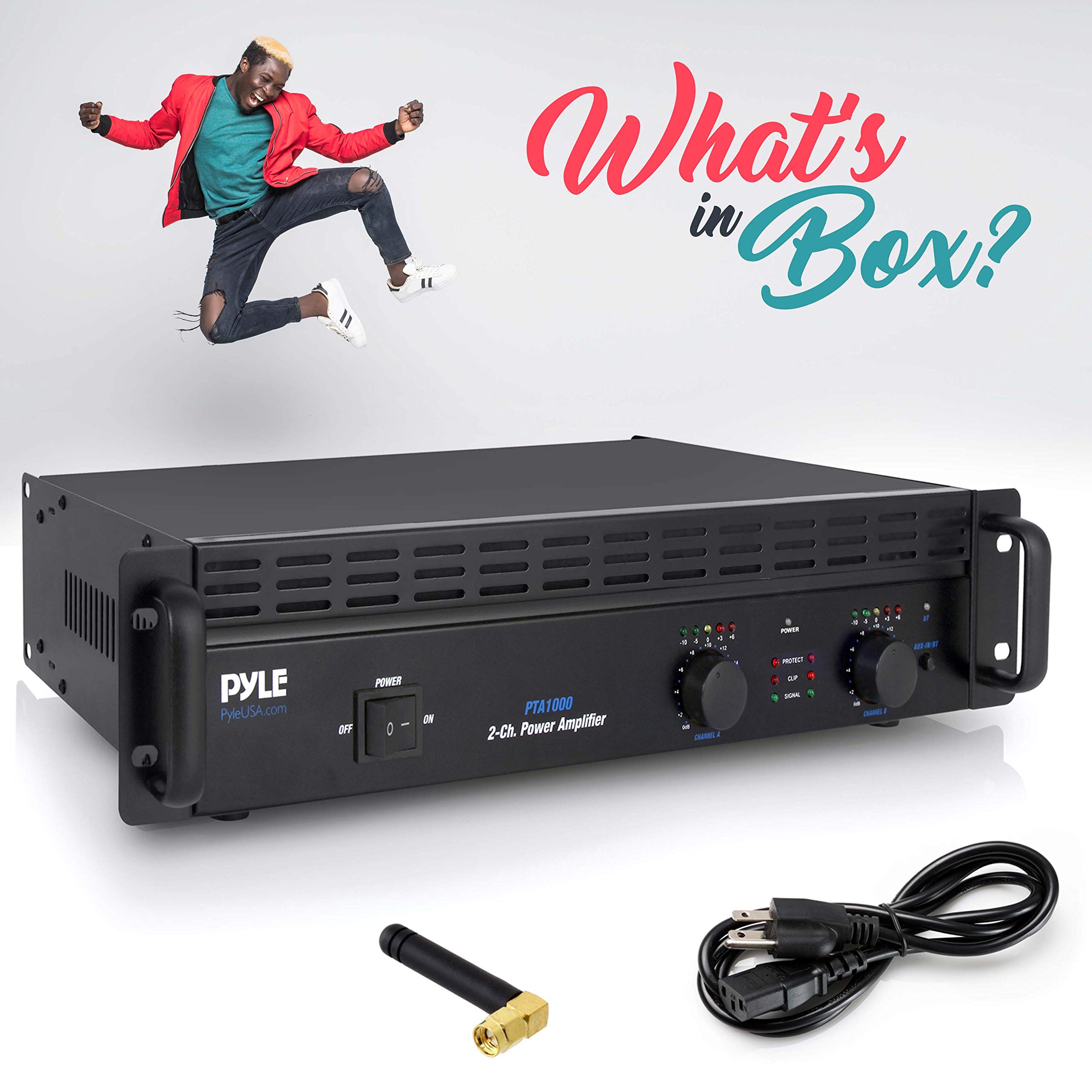 Foto 7 pulgar | Amplificador De Potencia Bluetooth Pyle Pro Pta1000.5 1000 W 2 Canales - Venta Internacional.