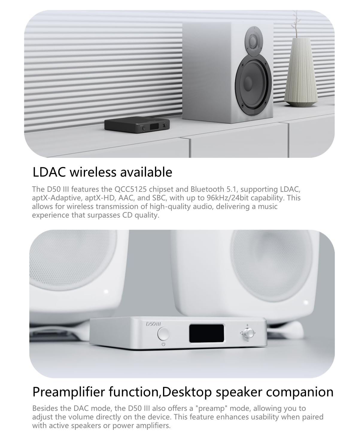 Foto 7 | Dac Y Preamplificador Topping D50 Iii De Escritorio Hifi Bluetooth - Venta Internacional.