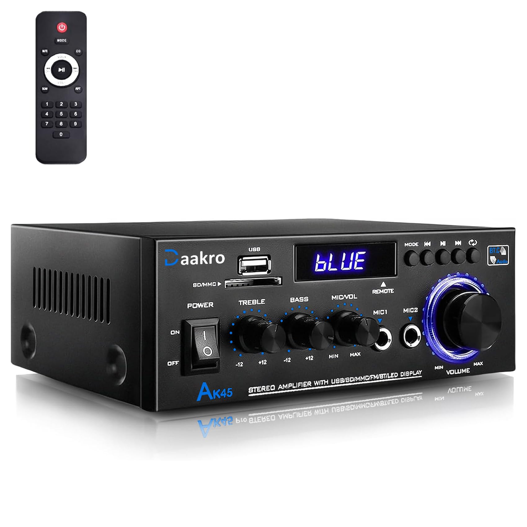 Amplificador De Audio Doméstico Daakro 2025 New Upgrade Ak45 50w+50w - Venta Internacional.