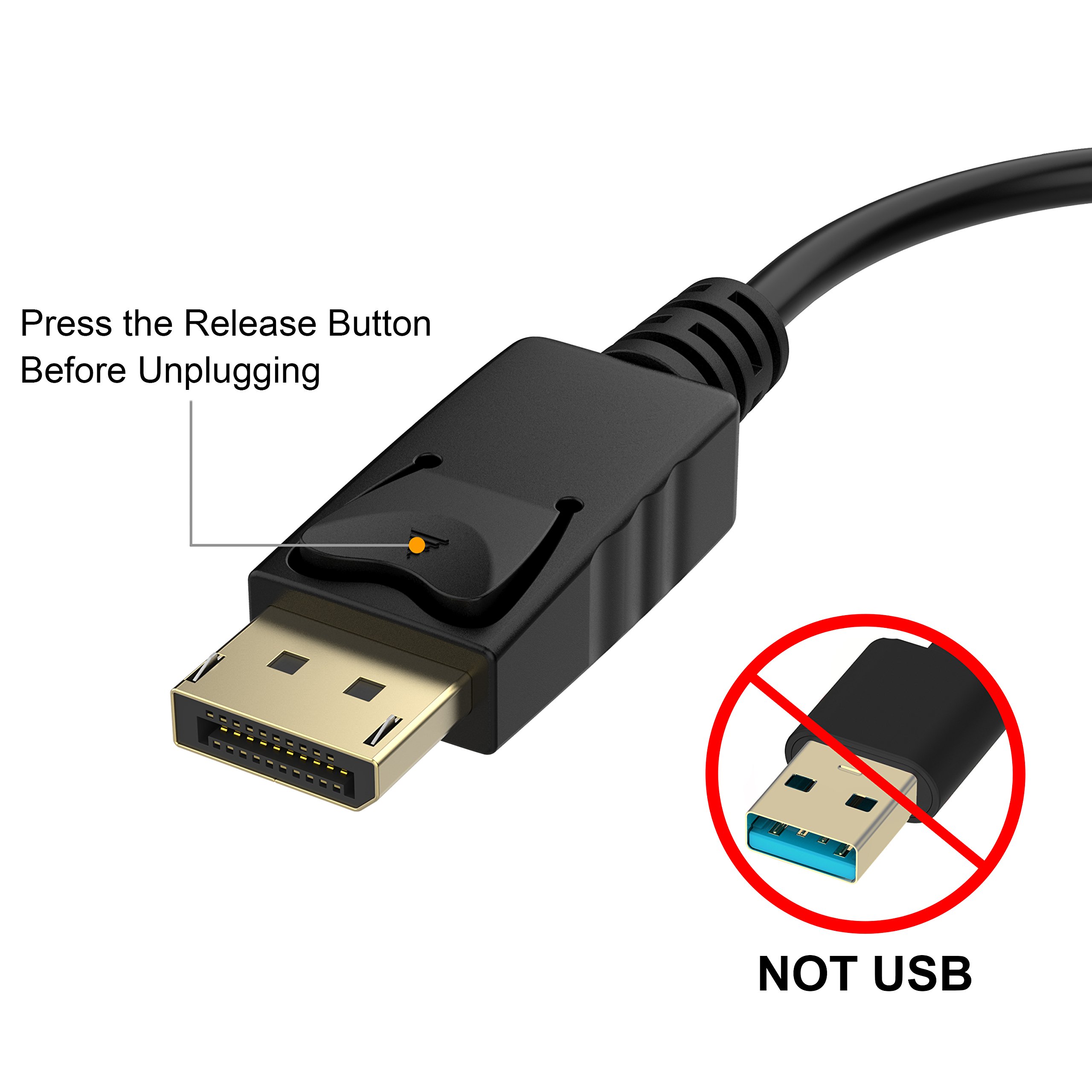 Foto 5 pulgar | Adaptador Displayport A Vga Moread Negro Macho A Hembra - Venta Internacional.