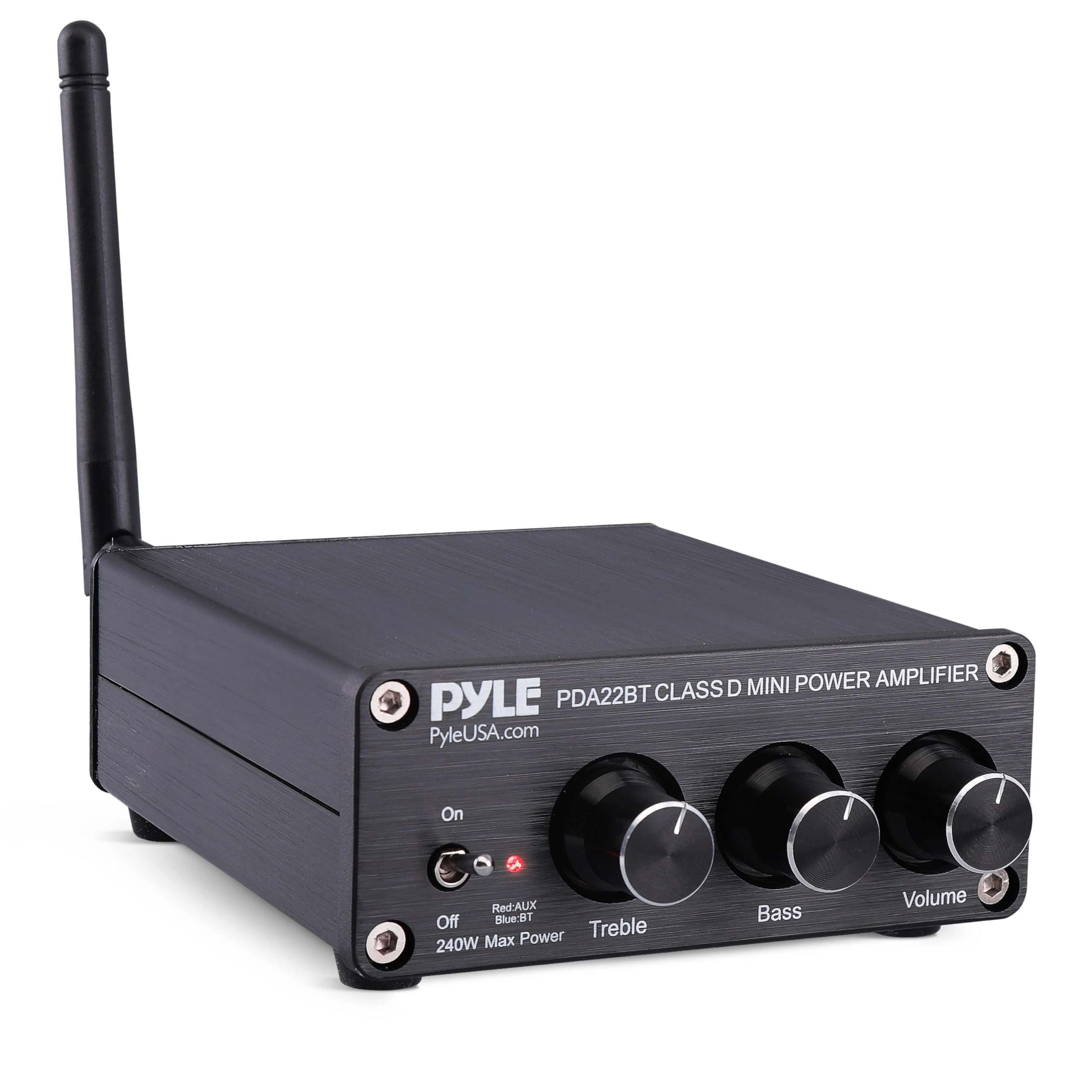 Amplificador De Audio Doméstico Pyle Pda22bt Bluetooth 5.0 2x100w - Venta Internacional.