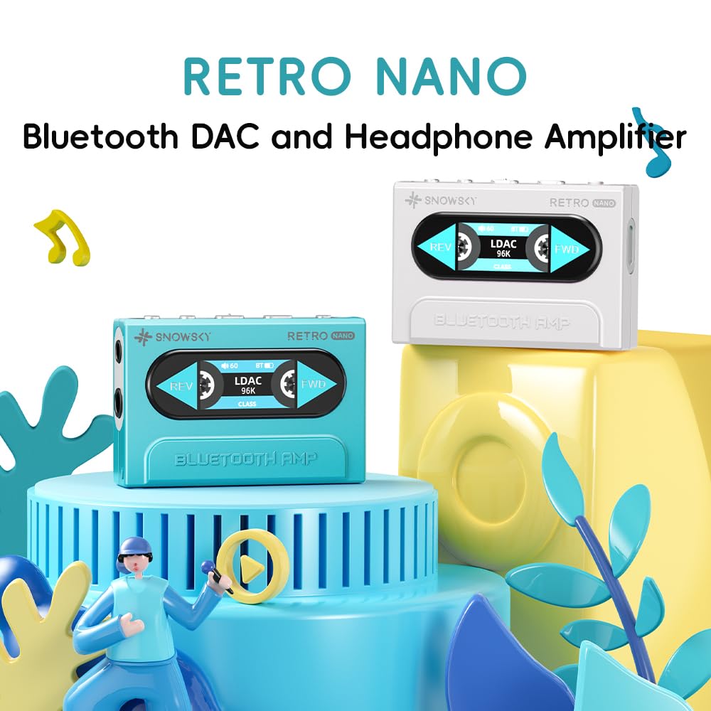 Foto 4 pulgar | Amplificador Bluetooth Usb Dac Fiio/snowsky Retro Nano Con Ldac Azul - Venta Internacional.