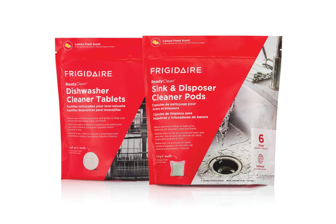 Foto 1 | Kit De Limpieza Frigidaire 10ffkitc02 Readyclean Kitchen, Paquete De 2 - Venta Internacional.