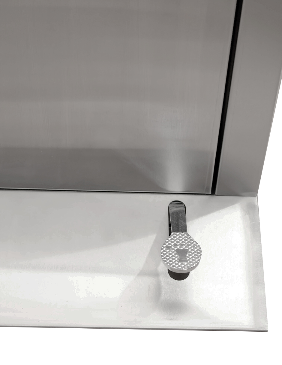 Foto 4 | Lavamanos A Pedal Mindejal Lav-pdal Gris De Acero Inoxidable Con Piezas De Instalación