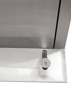 Foto 4 | Lavamanos A Pedal Mindejal Lav-pdal Gris De Acero Inoxidable Con Piezas De Instalación