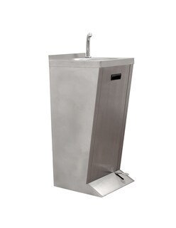Foto 6 | Lavamanos A Pedal Mindejal Lav-pdal Gris De Acero Inoxidable Con Piezas De Instalación