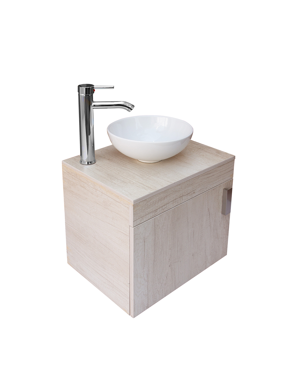Kit de Baño Mindejal Kbc-omga Blanco con Ovalin de Cerámica