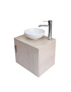 Foto 3 | Kit de Baño Mindejal Kbc-omga Blanco con Ovalin de Cerámica