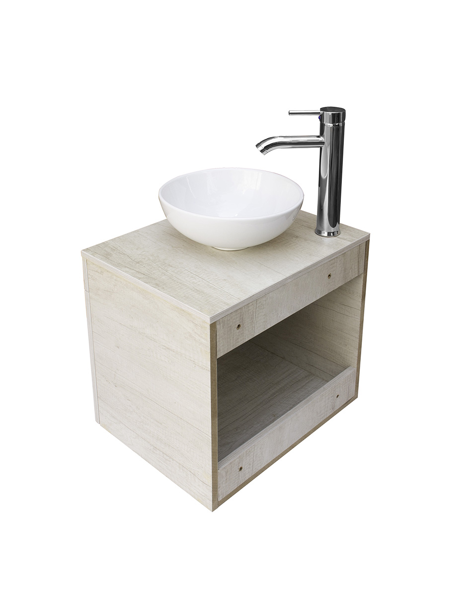 Foto 6 pulgar | Kit de Baño Mindejal Kbc-omga Blanco con Ovalin de Cerámica