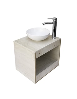 Foto 5 | Kit de Baño Mindejal Kbc-omga Blanco con Ovalin de Cerámica