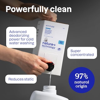 Foto 4 | Suavizante Líquido Para Telas Refill Attitude 2 Litros 80 Cargas Flores Silvestres - Venta Internacional.