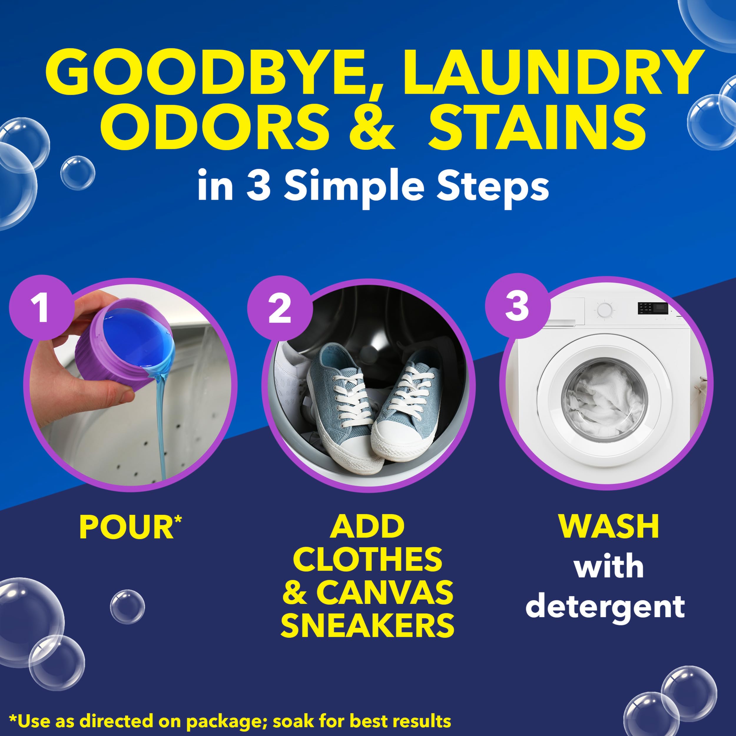 Foto 6 pulgar | Eliminadores De Olores Laundry Booster Oxiclean  1 5 L  Paquete De 3 - Venta Internacional.