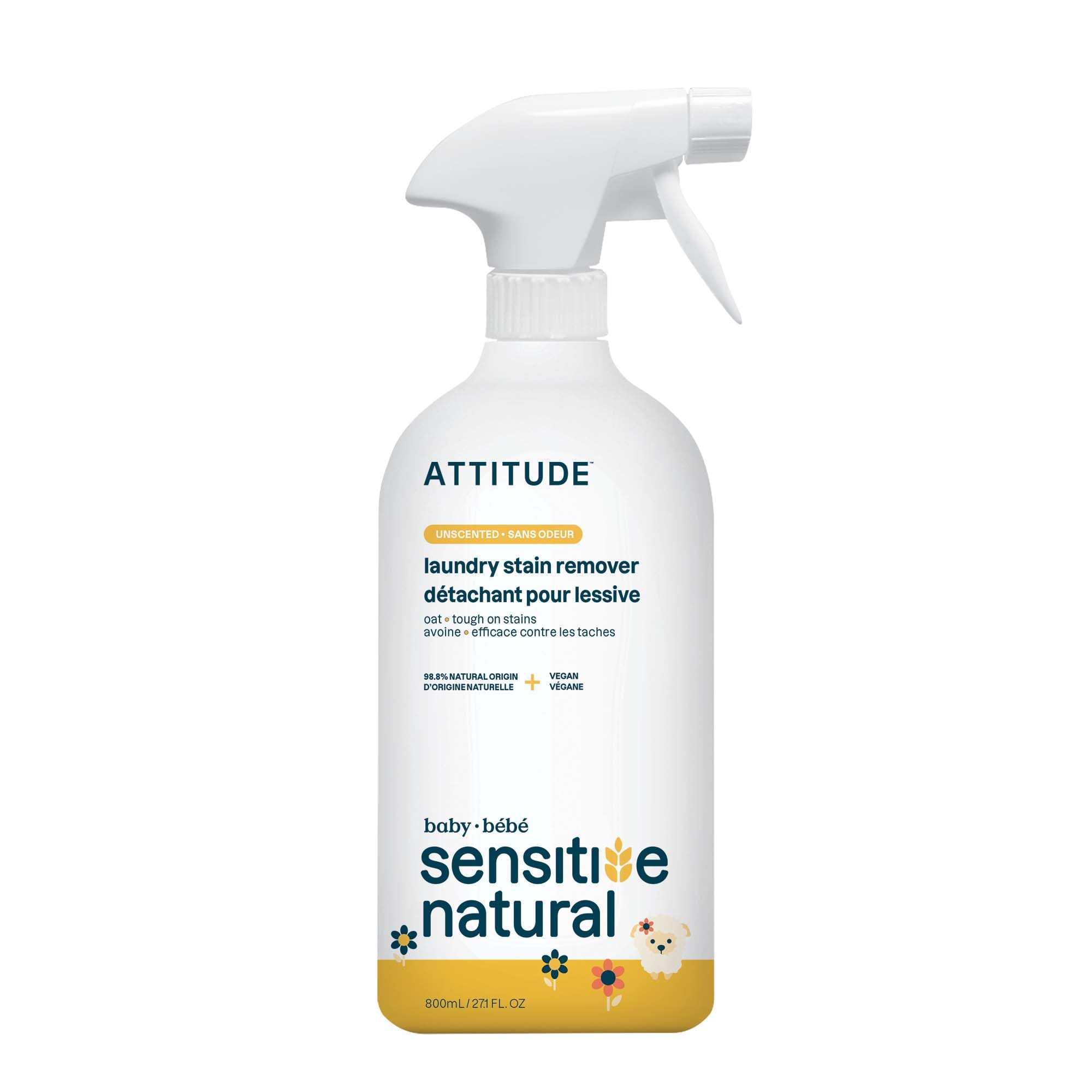 Foto 1 | Quitamanchas Attitude Para Ropa De Bebé  800 Ml - Venta Internacional.