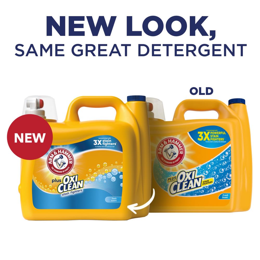 Foto 3 pulgar | Detergente Líquido Para Ropa Arm & Hammer Plus Oxiclean 4 9 L - Venta Internacional.