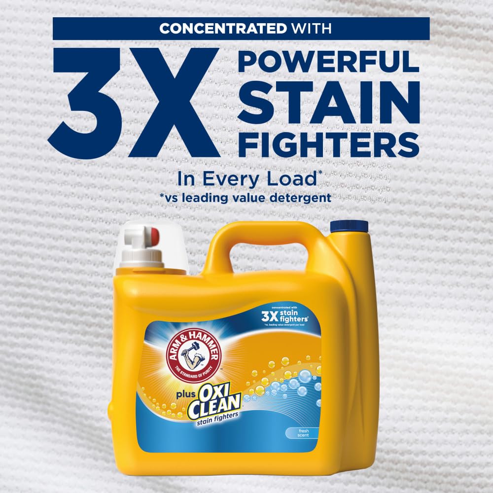 Foto 3 | Detergente Líquido Para Ropa Arm & Hammer Plus Oxiclean 4 9 L - Venta Internacional.