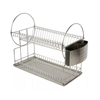 Foto 1 | Escurridor De Trastes Color Plateado De Acero Inoxidable Eo Safe Imports Esi-18329 Plata