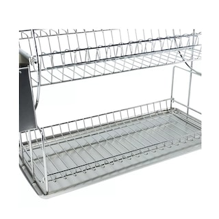 Foto 3 | Escurridor De Trastes Color Plateado De Acero Inoxidable Eo Safe Imports Esi-18329 Plata
