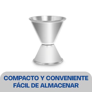 Foto 4 | Medidor Doble Para Bebidas Caledonia Jig-2 Acero Inoxidable, Mide 1 Oz Y 2 Oz, Duradero